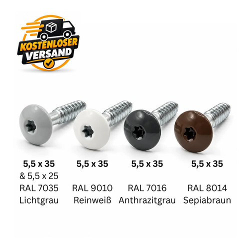 Fassadenschrauben 5x35 für - 5,5x35,